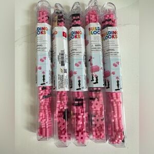 LOT OF 5 Target Bullseye Mini Hashtag Building Blocks NEW 72ct
Pink Black